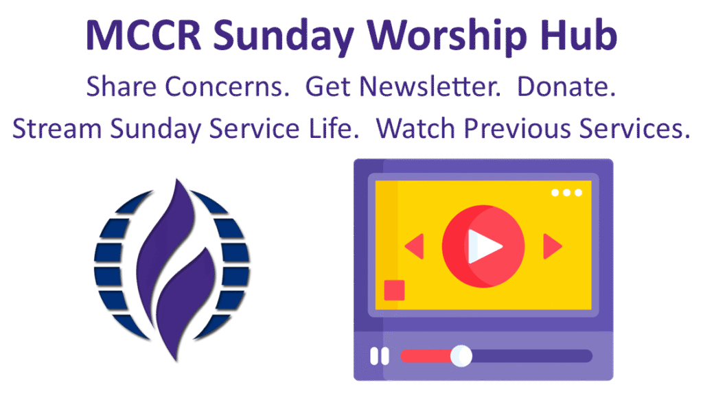 MCCR Sunday Worship Hub
